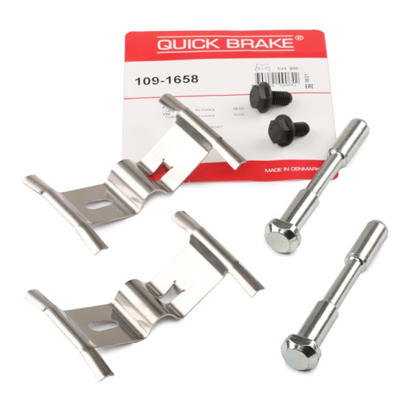 QUICK BRAKE 109-1658 Monteringssæt til bremseklodser Q7 3.0 TFSI quattro 333 HK Benzin 2015