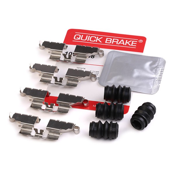 QUICK BRAKE 109-1808 Monteringssæt til bremseklodser SWIFT 1.2 86 HK Benzin