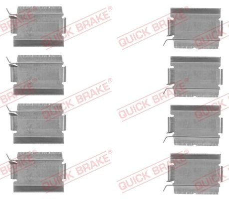 QUICK BRAKE 109-1820 Monteringssæt til bremseklodser FREEMONT 2.0 JTD 4x4 163 HK Diesel