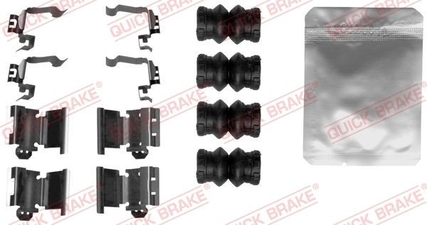 QUICK BRAKE 109-1897 Monteringssæt til bremseklodser FREEMONT 2.0 JTD 4x4 163 HK Diesel