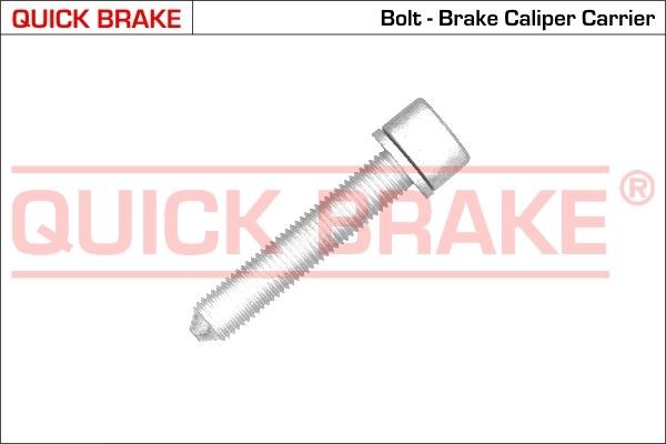 QUICK BRAKE 11612 Skrue, bremsekaliper PASSAT 3.6 FSI 4motion 280 HK Benzin 2011