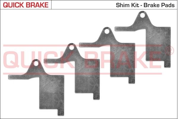 QUICK BRAKE 2896K Lisakomplekt, ketaspiduriklotsid C5 3.0 V6 207 HP Bensiin 2005