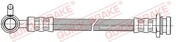 QUICK BRAKE Brake hose Article number: 50.044 cheaply