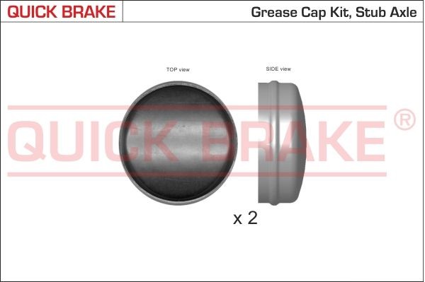 QUICK BRAKE Kappe, hjulleje Varenummer: 9825K billige