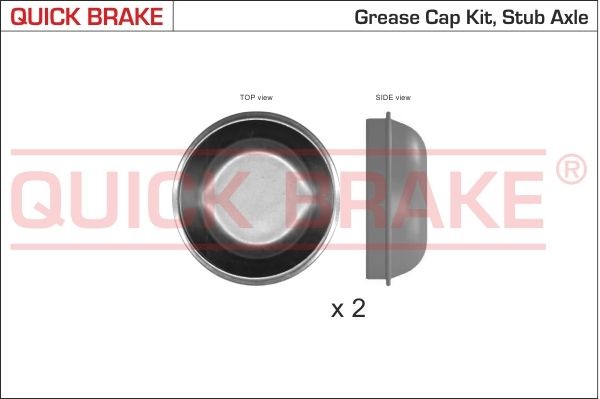 QUICK BRAKE Kaas, rattalaager Artikli number: 9827K soodsalt