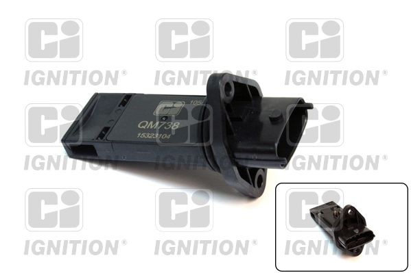 QUINTON HAZELL Mass air flow sensor Article number: QM738 cheaply