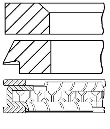 GOETZE ENGINE Piston Ring Kit Article number: 08-154300-00 cheaply