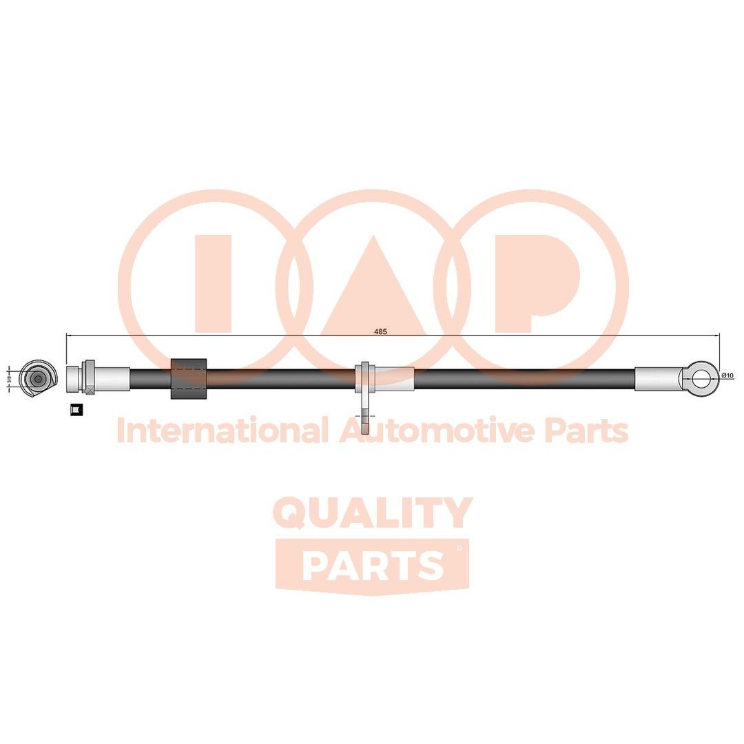IAP QUALITY PARTS Brake hose Article number: 708-10070 cheaply