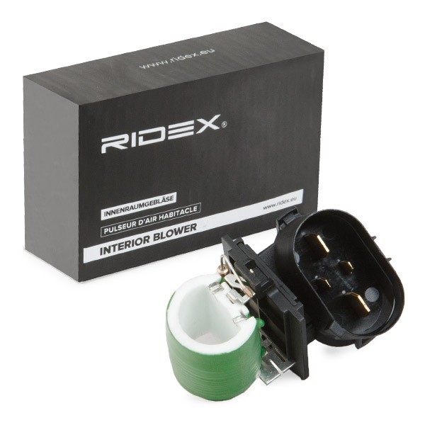 RIDEX Modstand, kabineventilator Varenummer: 2975R0019 billige