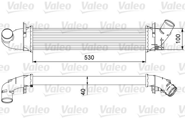 VALEO Intercooler Article number: 818544 cheaply