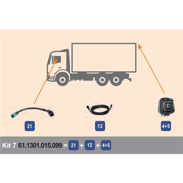 MEKRA Reversing camera MAN Article number: 61.1301.015.099 cheaply