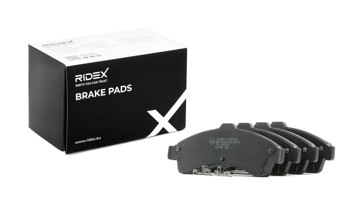 RIDEX Brake pad set Article number: 402B1361 cheaply