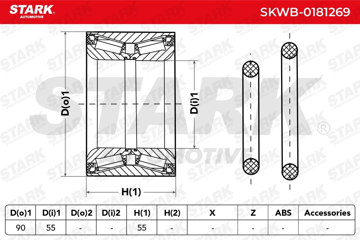 STARK Σετ ρουλεμάν τροχών αριθμός Άρθρου: SKWB-0181269 φθηνότερα