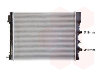 VAN WEZEL Low Temperature Cooler, intercooler Article number: 43014703 cheaply