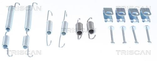 TRISCAN 8105 432590 Tilbehørssæt, bremsebakker PICANTO 1.2 (G4LA) 84 HK Benzin