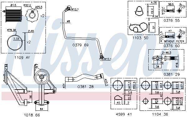 NISSENS Mounting Kit, charger Article number: 9300911 cheaply
