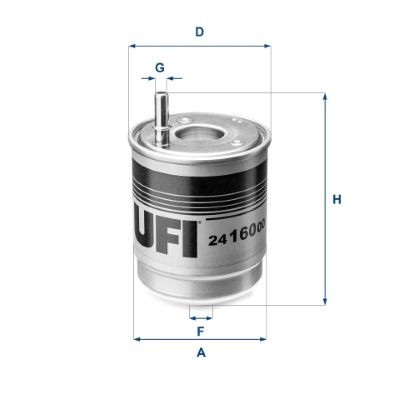 UFI Filter goriva številka artikla: 24.160.00 poceni