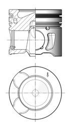 KOLBENSCHMIDT Piston Article number: 41704600 cheaply