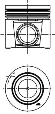 KOLBENSCHMIDT Piston Article number: 41707610 cheaply
