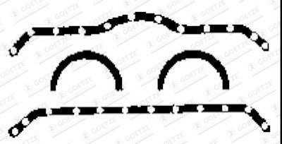 GOETZE Gasket Set, wet sump Article number: 23-26826-01/0 cheaply