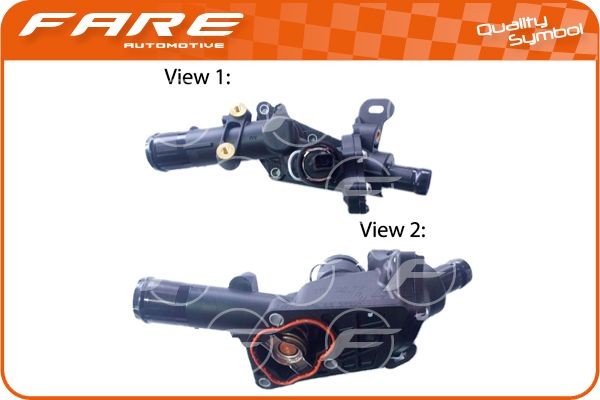 FARE SA Thermostat housing Article number: 15972 cheaply
