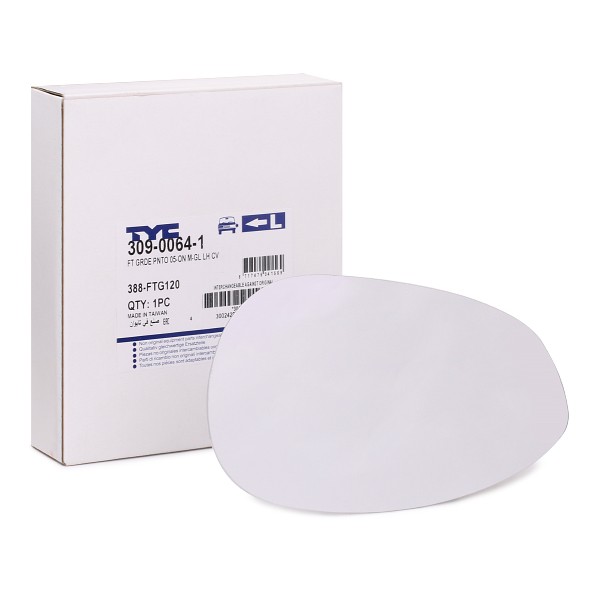 TYC Mirror Glass, outside mirror Article number: 309-0064-1 cheaply