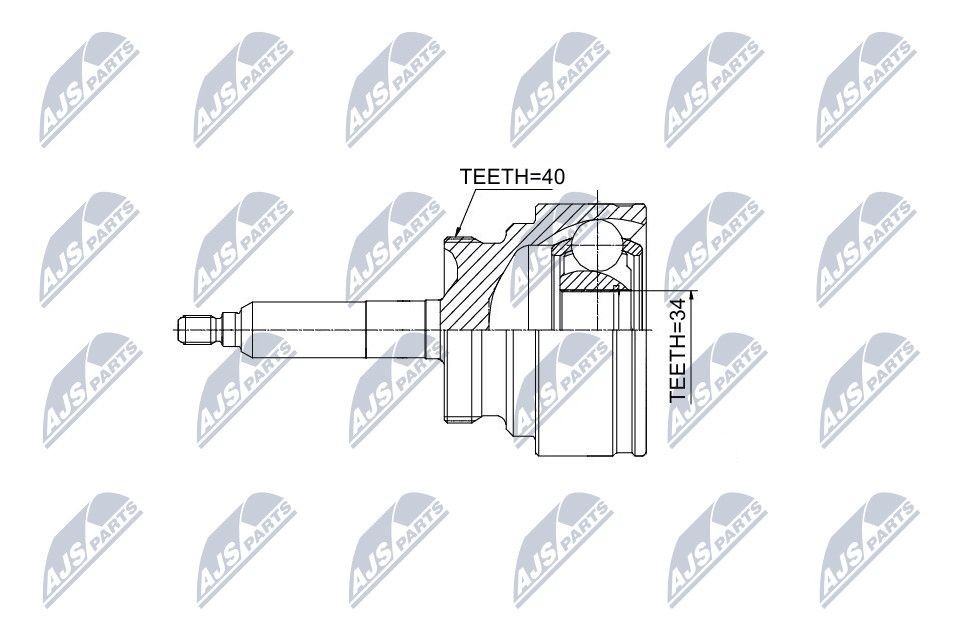 NTY Joint kit, drive shaft Article number: NPZ-DW-031 cheaply