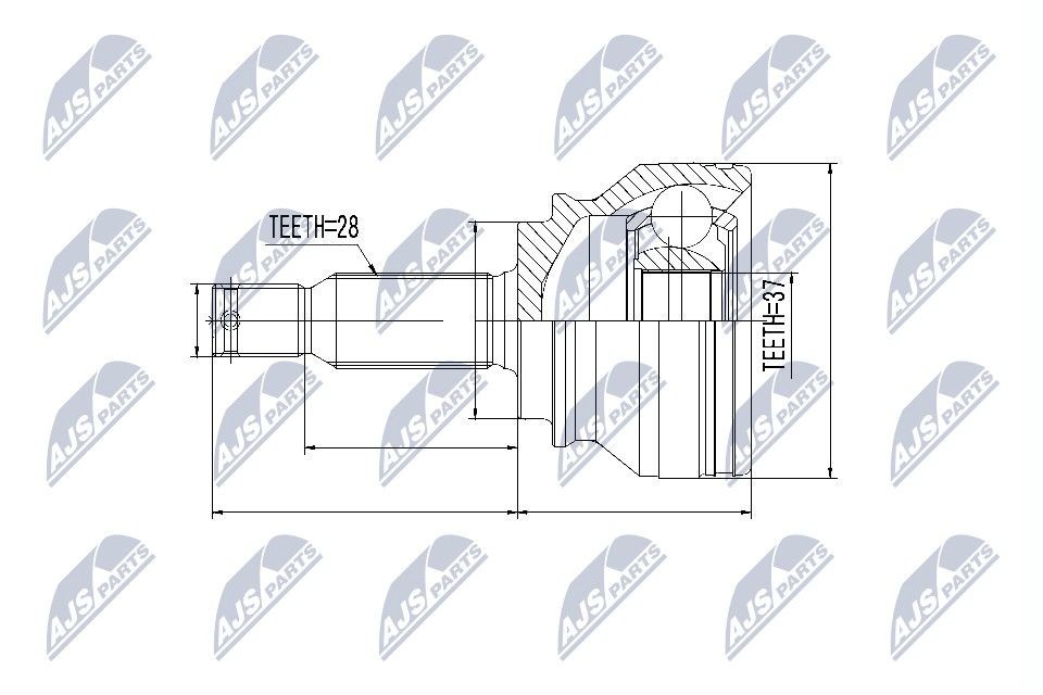 NTY Joint kit, drive shaft Article number: NPZ-MS-061 cheaply