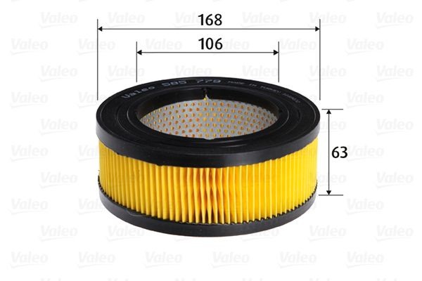 VALEO Air filter Article number: 585779 cheaply