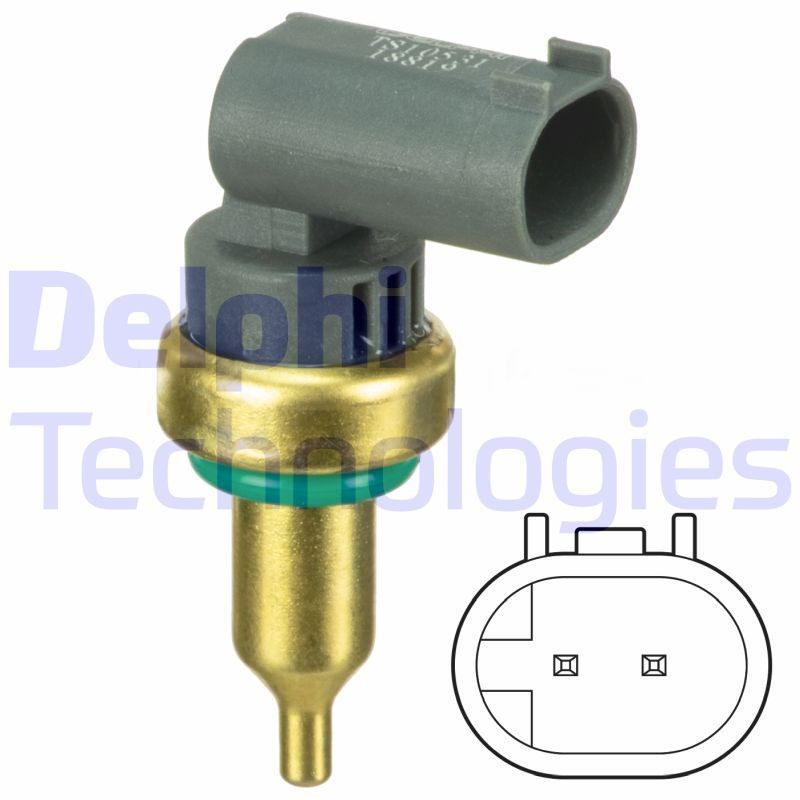 DELPHI Sensor, coolant temperature Article number: TS10531 cheaply