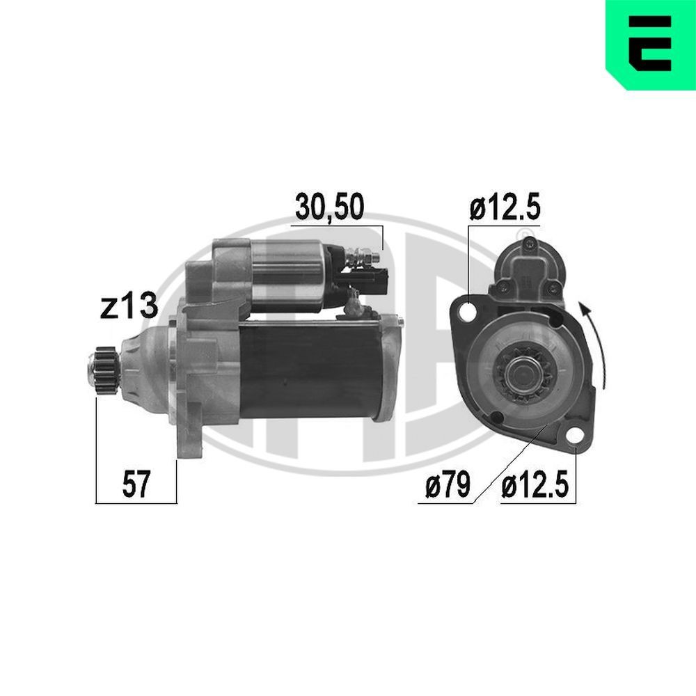ERA Starter motor Article number: 220973A cheaply