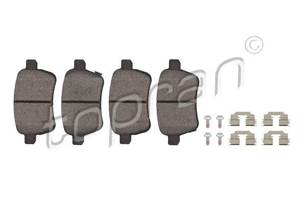 TOPRAN Brake pad set Article number: 208 805 cheaply