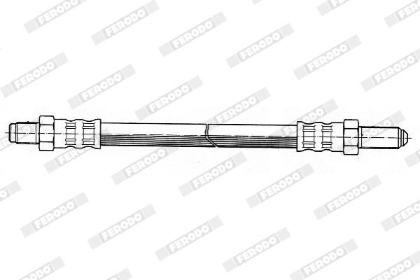 FERODO Brake hose Article number: FHY2148 cheaply