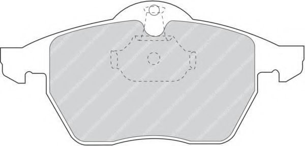 FERODO Brake pad set Article number: FQT1068 cheaply