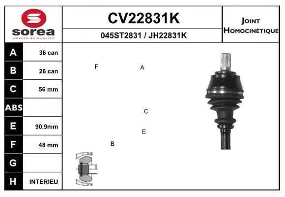 EAI Set articulatie, planetara număr articol: CV22831K ieftin
