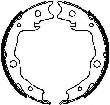 FERODO Handbrake shoes PREMIER Article number: FSB4029 cheaply