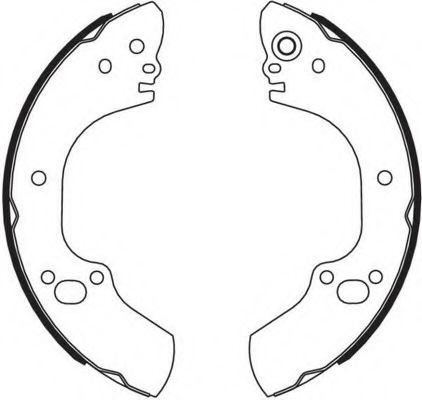 FERODO Brake Shoe Set PREMIER Article number: FSB557 cheaply