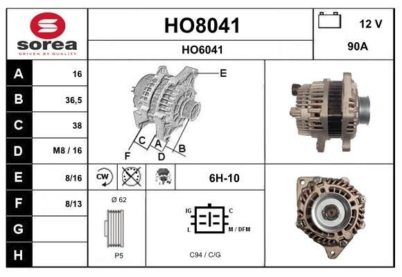 SNRA Generaator Artikli number: HO8041 soodsalt