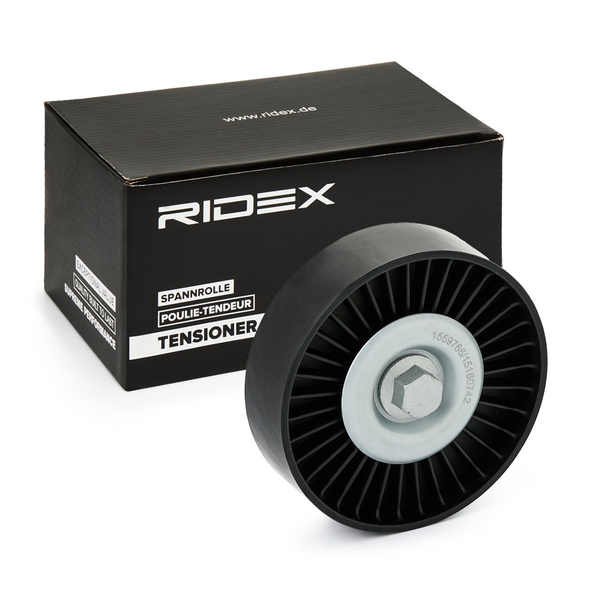 RIDEX Deflection / Guide Pulley, v-ribbed belt Article number: 312D0105 cheaply