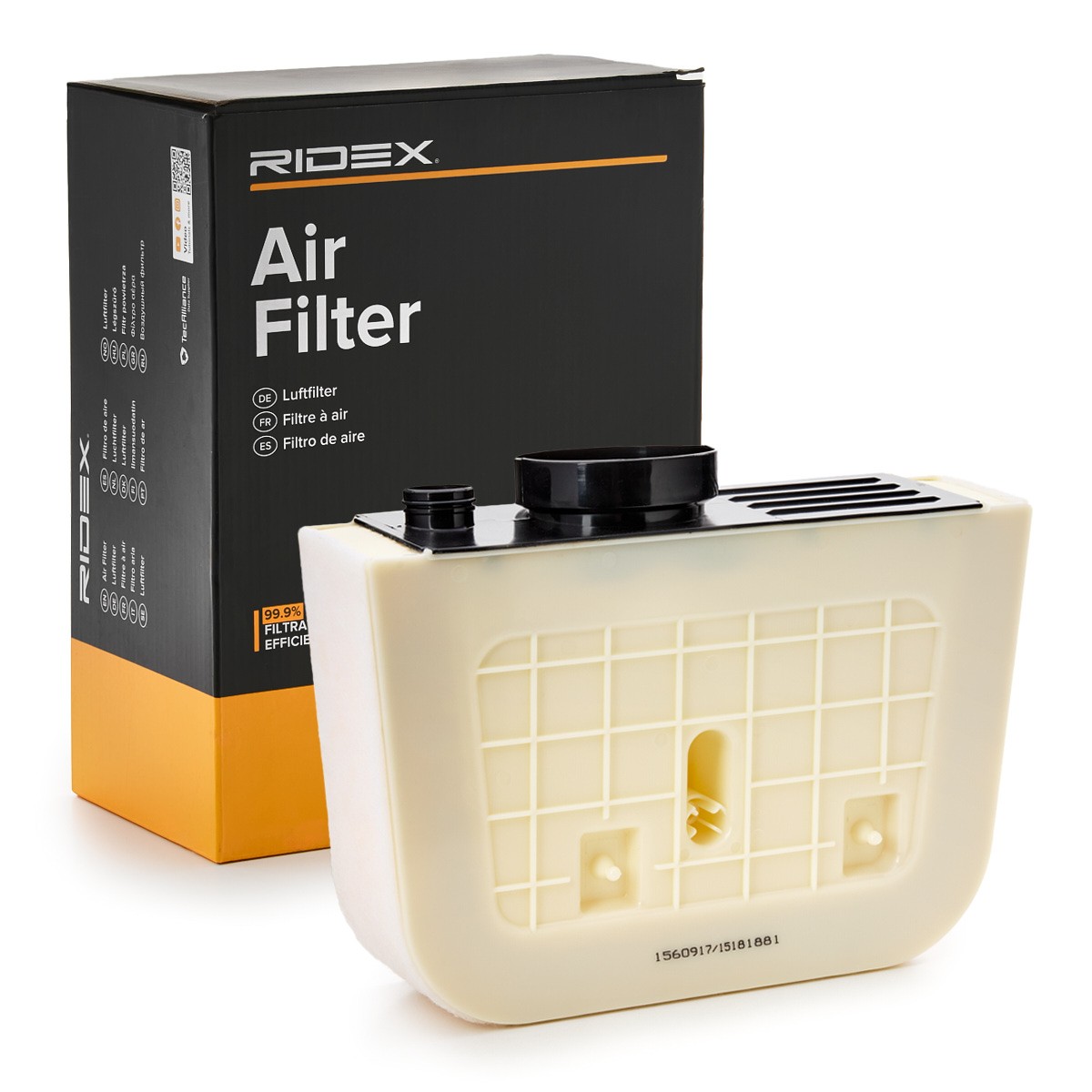 RIDEX Air filter Article number: 8A0989 cheaply