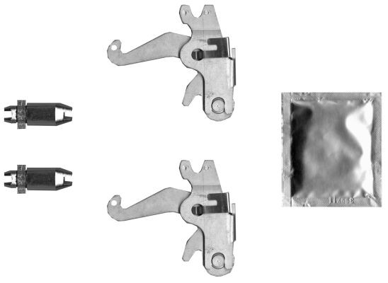TEXTAR Brake shoe fitting kit Article number: 97044900 cheaply