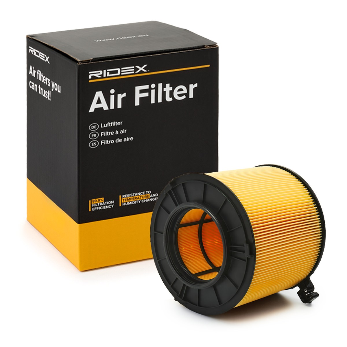 RIDEX Luftfilter Varenummer: 8A1437 billige