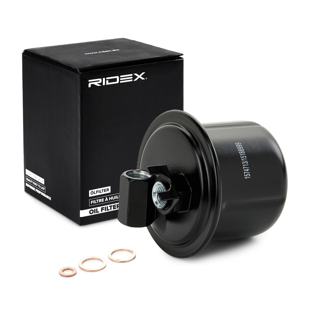 RIDEX Fuel filter Article number: 9F0395 cheaply