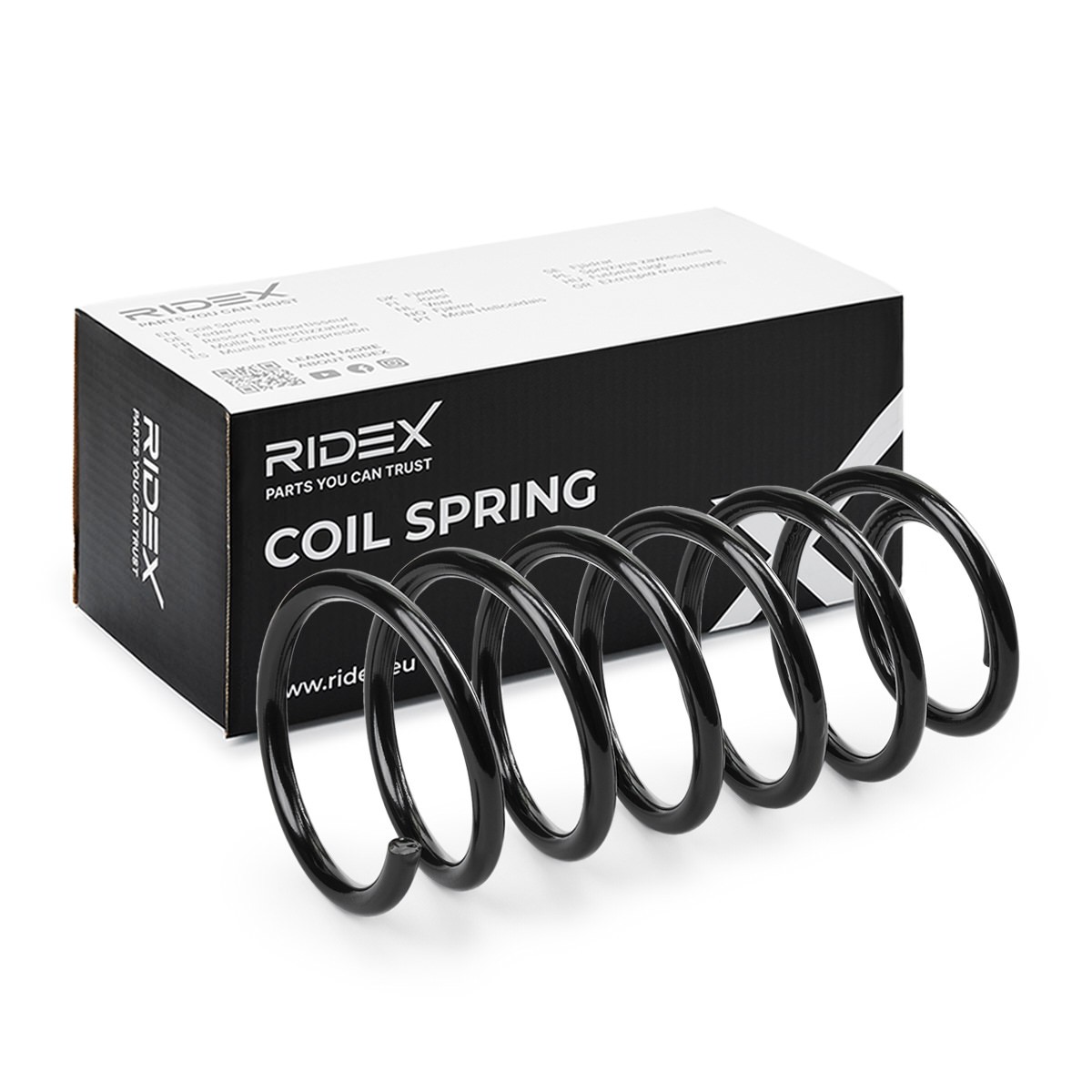 RIDEX Coil spring Article number: 188C0862 cheaply