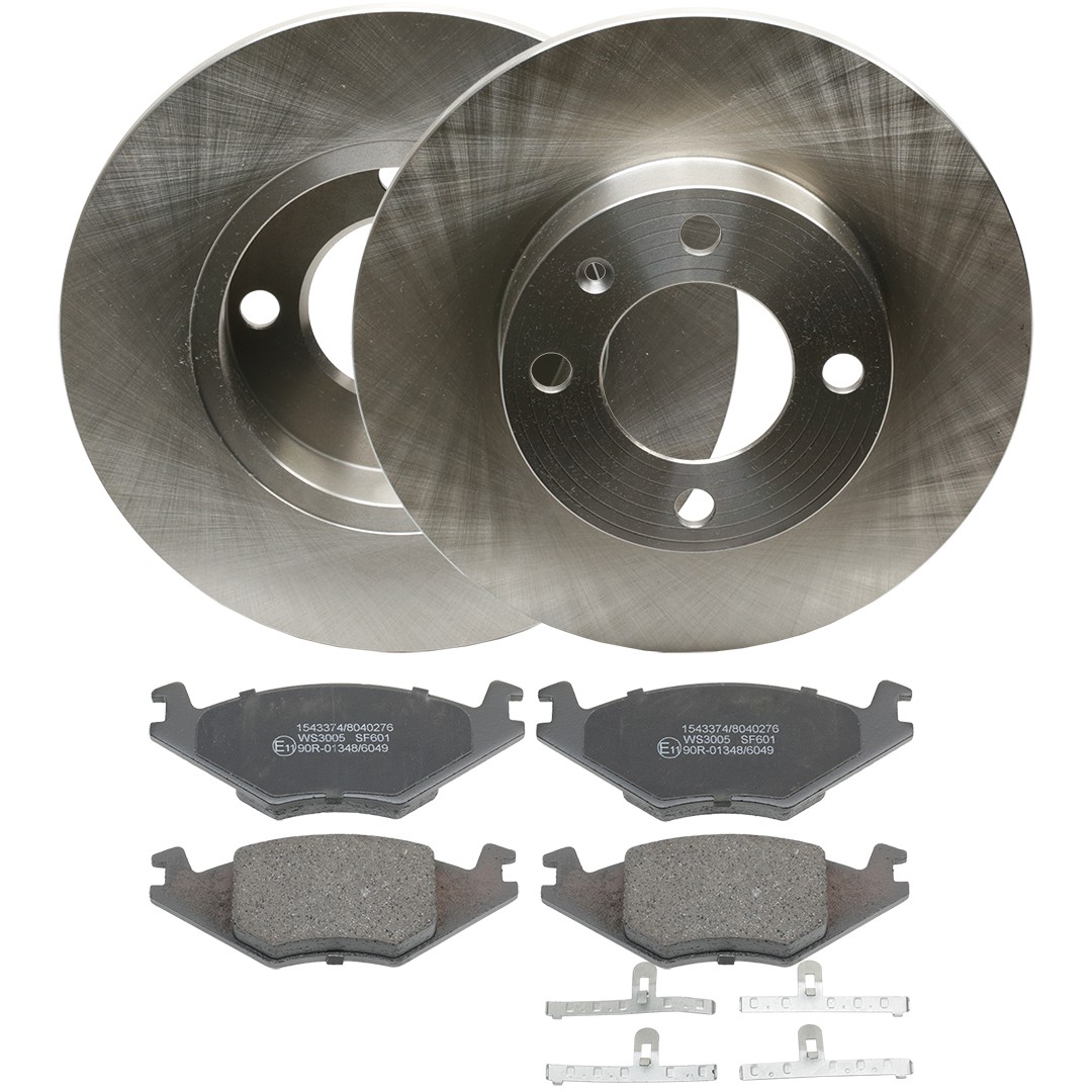 RIDEX Brake discs and pads set Article number: 3405B0347 cheaply