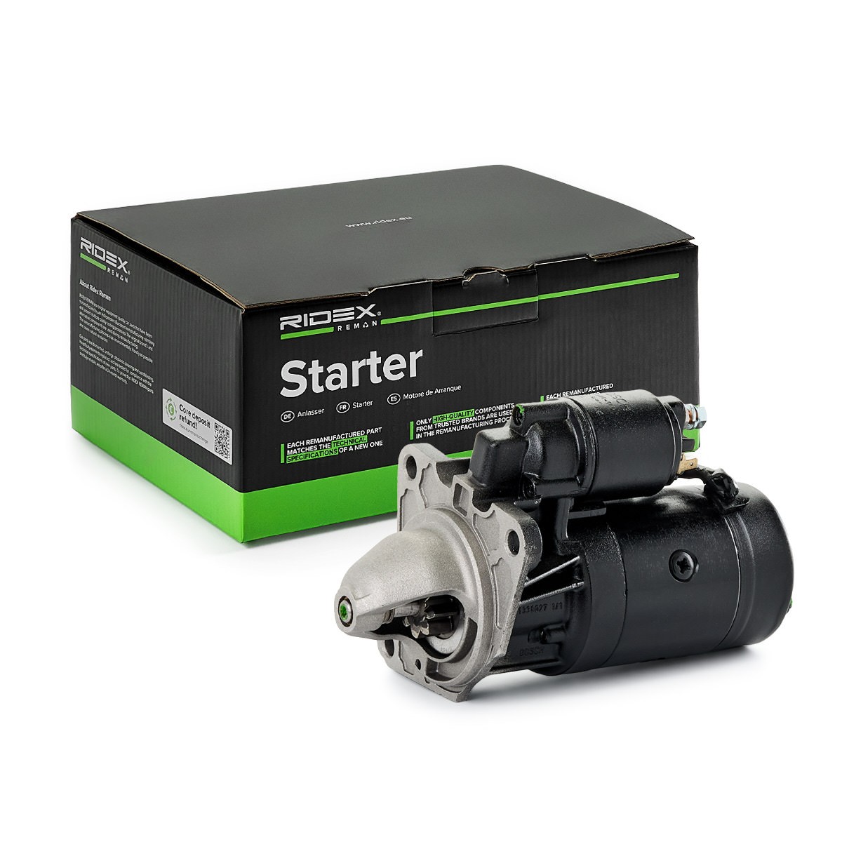 RIDEX REMAN Starter Artikli number: 2S0341R soodsalt