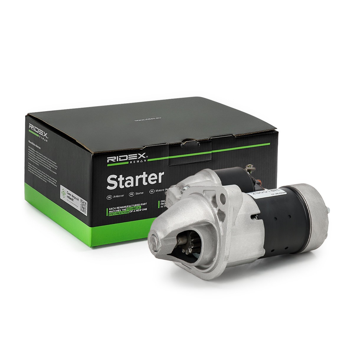 RIDEX REMAN Starter Artikli number: 2S0018R soodsalt