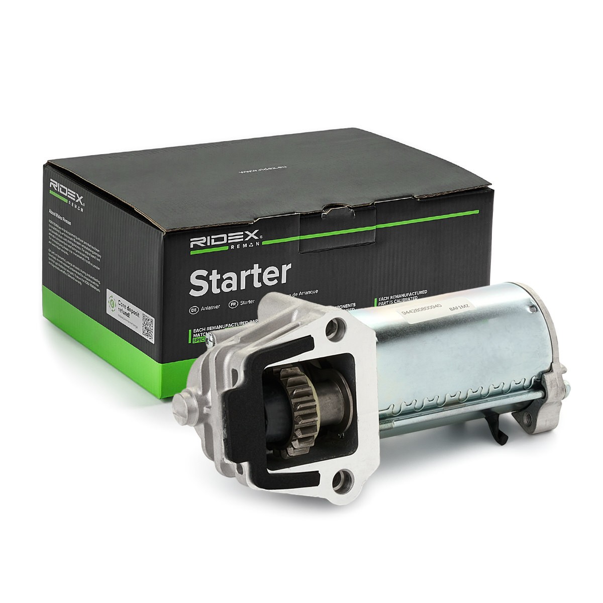 RIDEX REMAN Starter Artikli number: 2S0004R soodsalt
