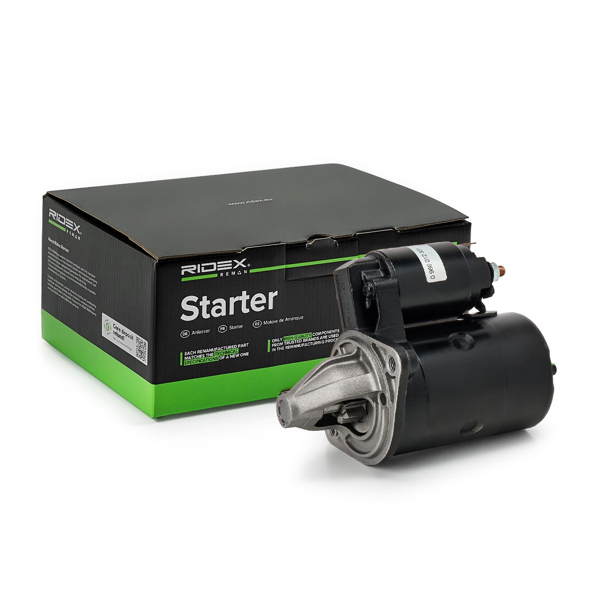 RIDEX REMAN Starter motor Article number: 2S0037R cheaply
