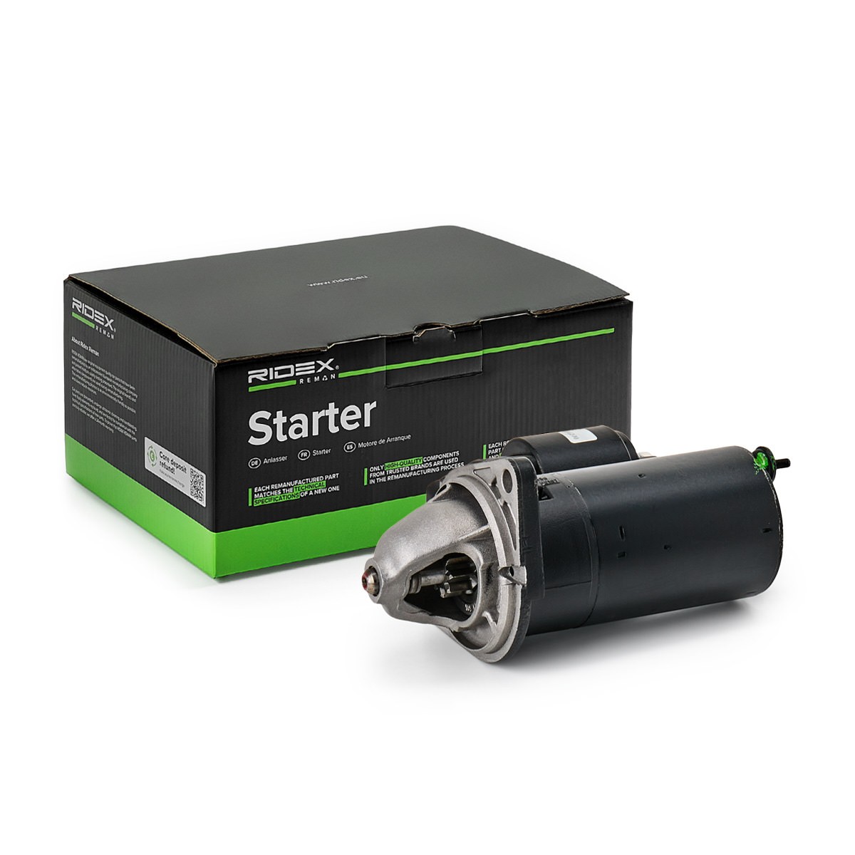 RIDEX REMAN Starter motor Article number: 2S0389R cheaply